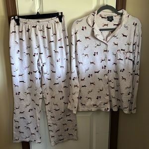 Ladies size medium Laura Ashley, dog pajama set - great condition